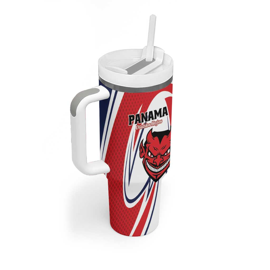 Custom Panama Rugby Tumbler With Handle Diablos Rojos Go Champions