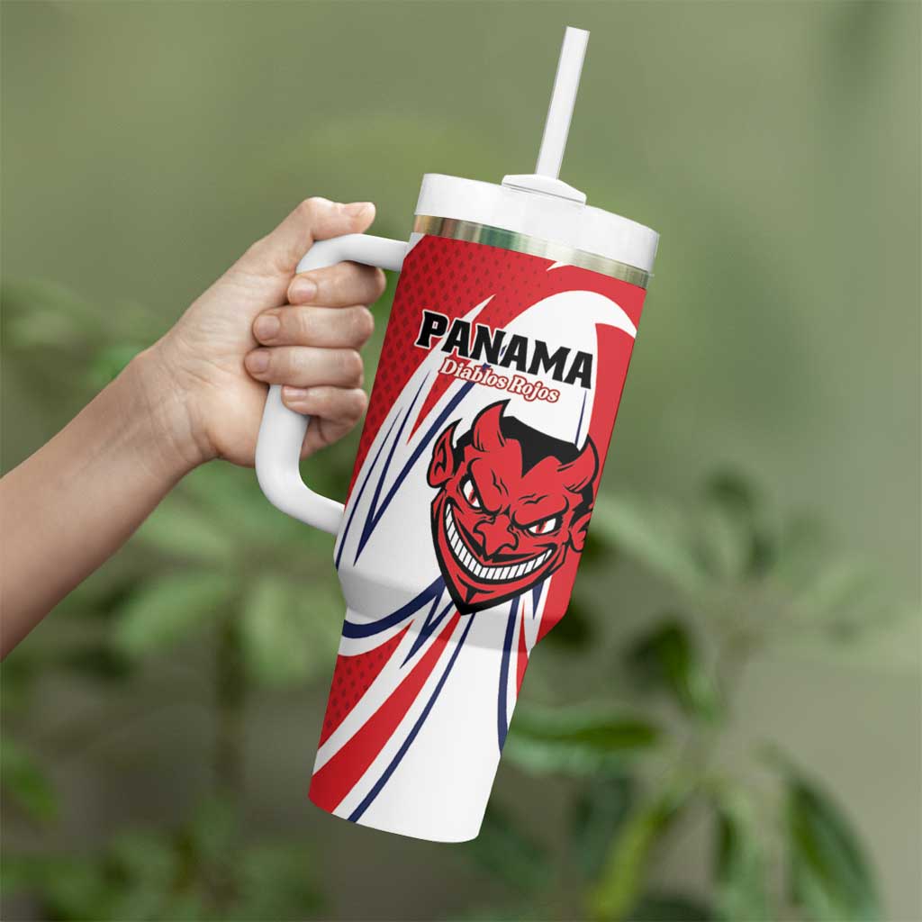 Custom Panama Rugby Tumbler With Handle Diablos Rojos Go Champions