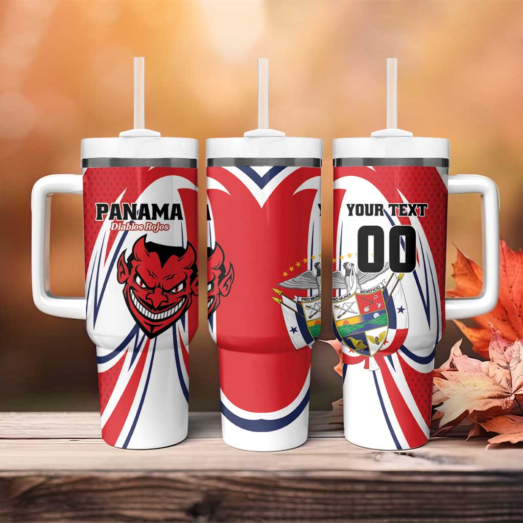 Custom Panama Rugby Tumbler With Handle Diablos Rojos Go Champions