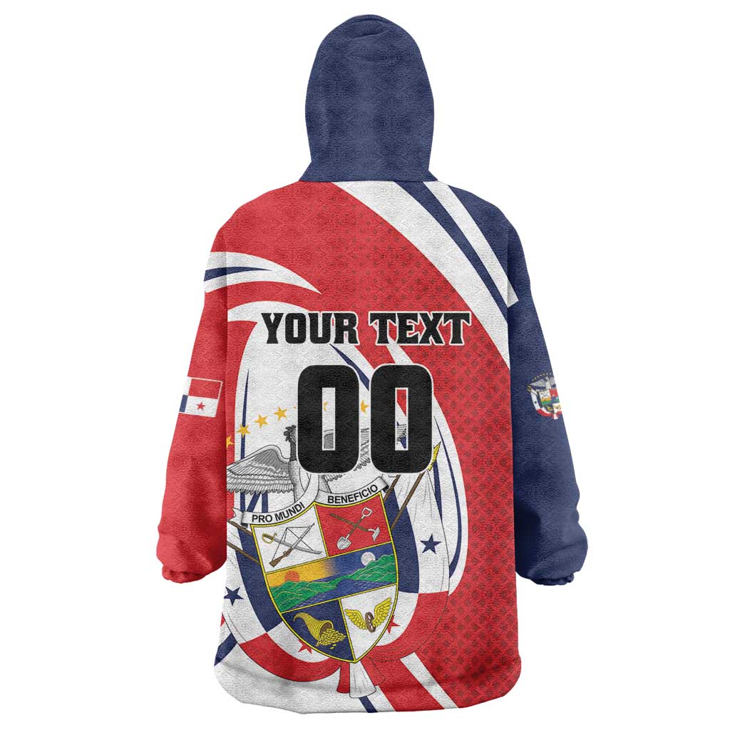 Custom Panama Rugby Wearable Blanket Hoodie Diablos Rojos Go Champions