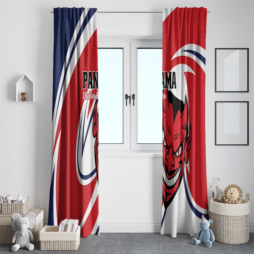 Panama Rugby Window Curtain Diablos Rojos Go Champions