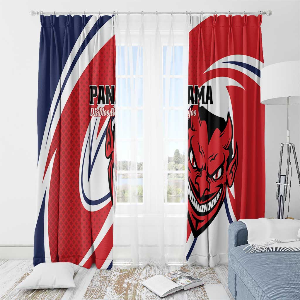 Panama Rugby Window Curtain Diablos Rojos Go Champions