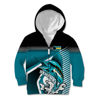 Personalised The Bahamas Kid Hoodie Bahamian Blue Marlin Special Version - Wonder Print Shop