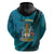 10 July The Bahamas Independence Day Hoodie Bahamian Blue Marlin With Hibiscus - Wonder Print Shop