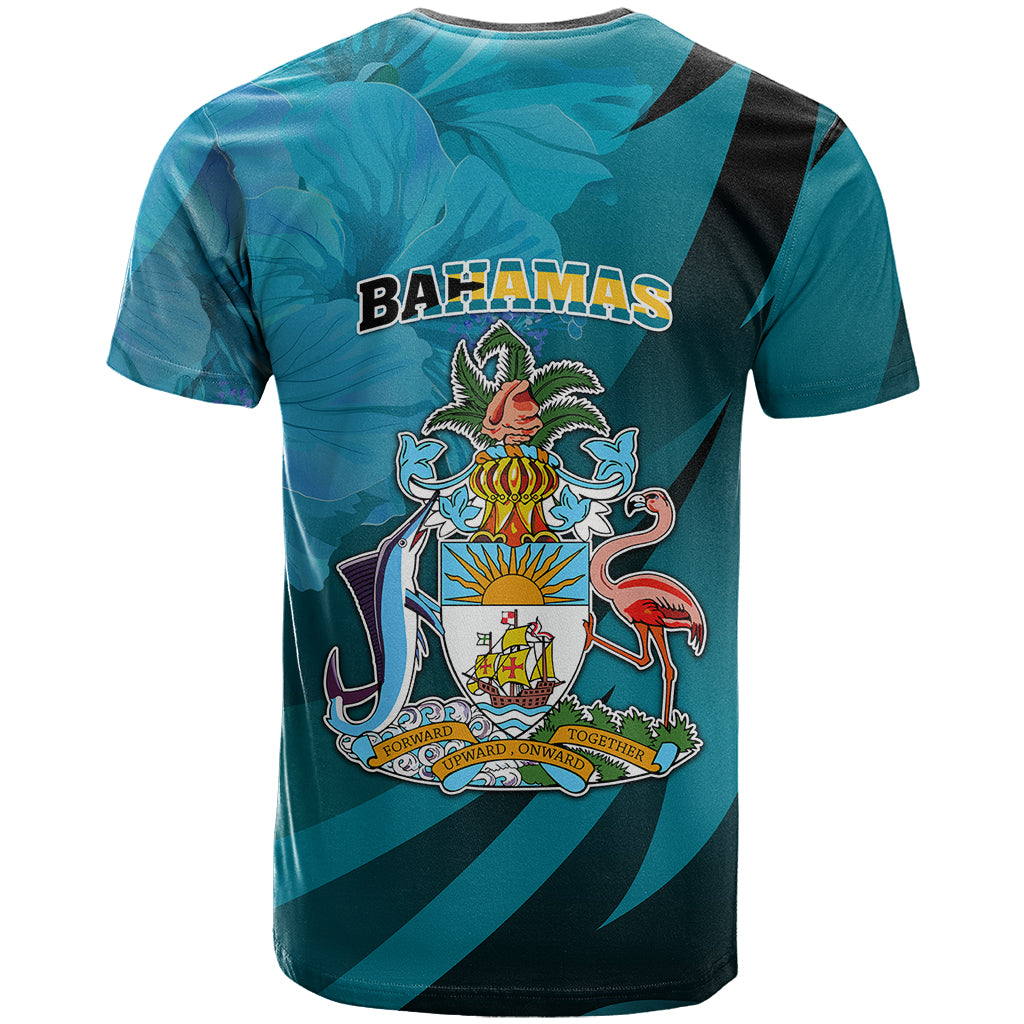 10 July The Bahamas Independence Day T Shirt Bahamian Blue Marlin With Hibiscus - Wonder Print Shop