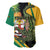 Personalized Jamaica Crocodile Baseball Jersey Pineapple Tropical Style - Wonder Print Shop