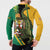 Personalized Jamaica Crocodile Button Sweatshirt Pineapple Tropical Style - Wonder Print Shop