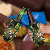 Personalized Jamaica Crocodile 4 in 1 Can Cooler Tumbler Pineapple Tropical Style - Wonder Print Shop