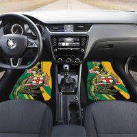 Jamaica Crocodile Car Mats Pineapple Tropical Style - Wonder Print Shop