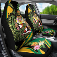 Jamaica Crocodile Car Seat Cover Pineapple Tropical Style - Wonder Print Shop