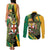 Personalized Jamaica Crocodile Couples Matching Tank Maxi Dress and Long Sleeve Button Shirt Pineapple Tropical Style - Wonder Print Shop