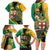 Personalized Jamaica Crocodile Family Matching Long Sleeve Bodycon Dress and Hawaiian Shirt Pineapple Tropical Style - Wonder Print Shop