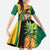 Personalized Jamaica Crocodile Family Matching Off Shoulder Maxi Dress and Hawaiian Shirt Pineapple Tropical Style - Wonder Print Shop