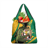Jamaica Crocodile Grocery Bag Pineapple Tropical Style - Wonder Print Shop