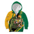 Personalized Jamaica Crocodile Kid Hoodie Pineapple Tropical Style - Wonder Print Shop
