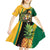 Personalized Jamaica Crocodile Kid Short Sleeve Dress Pineapple Tropical Style - Wonder Print Shop