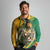 Personalized Jamaica Crocodile Long Sleeve Polo Shirt Pineapple Tropical Style - Wonder Print Shop