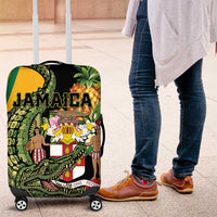 Jamaica Crocodile Luggage Cover Pineapple Tropical Style - Wonder Print Shop