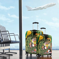 Jamaica Crocodile Luggage Cover Pineapple Tropical Style - Wonder Print Shop