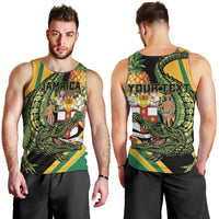 Personalized Jamaica Crocodile Men Tank Top Pineapple Tropical Style - Wonder Print Shop