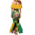 Personalized Jamaica Crocodile Mermaid Dress Pineapple Tropical Style - Wonder Print Shop
