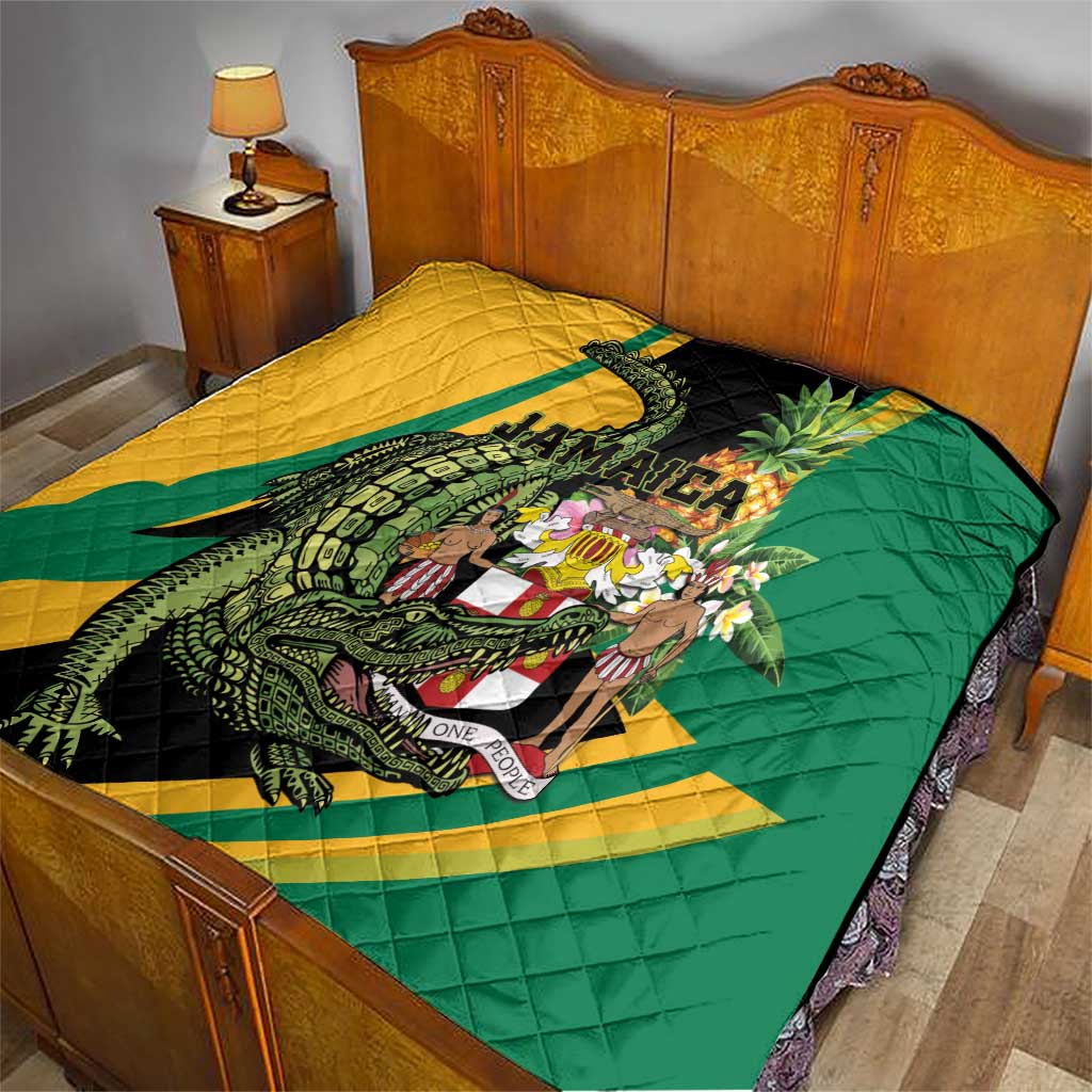 Jamaica Crocodile Quilt Pineapple Tropical Style - Wonder Print Shop