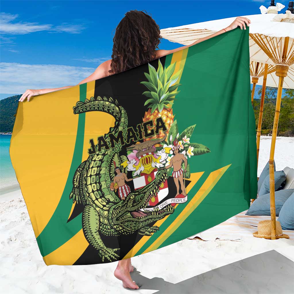 Jamaica Crocodile Sarong Pineapple Tropical Style - Wonder Print Shop