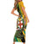 Personalized Jamaica Crocodile Short Sleeve Bodycon Dress Pineapple Tropical Style - Wonder Print Shop