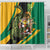 Jamaica Crocodile Shower Curtain Pineapple Tropical Style - Wonder Print Shop