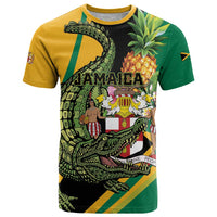 Personalized Jamaica Crocodile T Shirt Pineapple Tropical Style - Wonder Print Shop