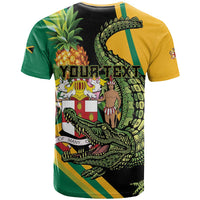 Personalized Jamaica Crocodile T Shirt Pineapple Tropical Style - Wonder Print Shop
