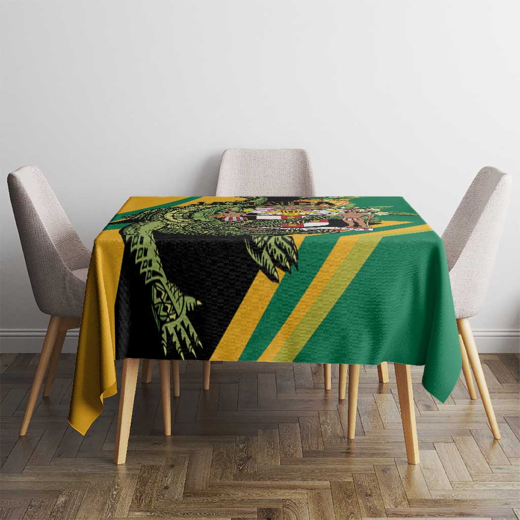 Jamaica Crocodile Tablecloth Pineapple Tropical Style - Wonder Print Shop
