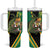 Personalized Jamaica Crocodile Tumbler With Handle Pineapple Tropical Style - Wonder Print Shop