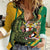 Personalized Jamaica Crocodile Women Casual Shirt Pineapple Tropical Style - Wonder Print Shop