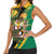Personalized Jamaica Crocodile Women Sleeveless Polo Shirt Pineapple Tropical Style - Wonder Print Shop