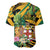 Personalized Jamaica Red-billed Streamertail Baseball Jersey Pineapple Tropical Style - Wonder Print Shop
