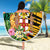 Jamaica Red-billed Streamertail Beach Blanket Pineapple Tropical Style - Wonder Print Shop