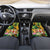 Jamaica Red-billed Streamertail Car Mats Pineapple Tropical Style - Wonder Print Shop