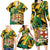 Personalized Jamaica Red-billed Streamertail Family Matching Long Sleeve Bodycon Dress and Hawaiian Shirt Pineapple Tropical Style - Wonder Print Shop
