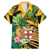 Personalized Jamaica Red-billed Streamertail Family Matching Mermaid Dress and Hawaiian Shirt Pineapple Tropical Style - Wonder Print Shop