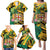 Personalized Jamaica Red-billed Streamertail Family Matching Puletasi and Hawaiian Shirt Pineapple Tropical Style - Wonder Print Shop