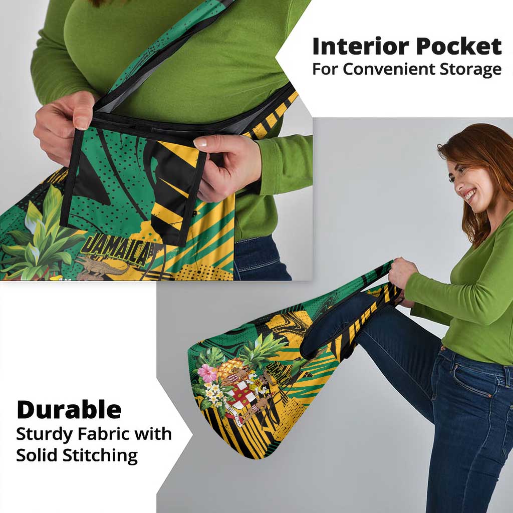 Jamaica Red-billed Streamertail Grocery Bag Pineapple Tropical Style - Wonder Print Shop