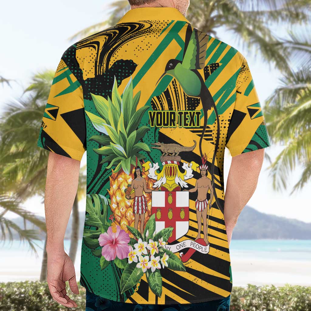 Personalized Jamaica Red-billed Streamertail Hawaiian Shirt Pineapple Tropical Style - Wonder Print Shop