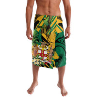 Personalized Jamaica Red-billed Streamertail Lavalava Pineapple Tropical Style - Wonder Print Shop