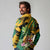 Personalized Jamaica Red-billed Streamertail Long Sleeve Polo Shirt Pineapple Tropical Style - Wonder Print Shop