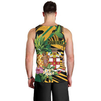 Personalized Jamaica Red-billed Streamertail Men Tank Top Pineapple Tropical Style - Wonder Print Shop