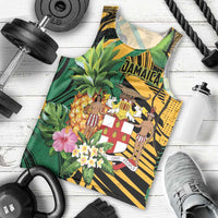 Personalized Jamaica Red-billed Streamertail Men Tank Top Pineapple Tropical Style - Wonder Print Shop