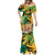 Personalized Jamaica Red-billed Streamertail Mermaid Dress Pineapple Tropical Style - Wonder Print Shop