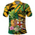 Personalized Jamaica Red-billed Streamertail Polo Shirt Pineapple Tropical Style - Wonder Print Shop