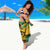 Jamaica Red-billed Streamertail Sarong Pineapple Tropical Style - Wonder Print Shop